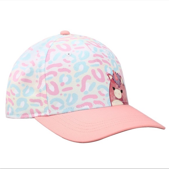 Squishmallows Other - Squishmallows Lola The Unicorn Multicolor Adjustable Baseball Hat